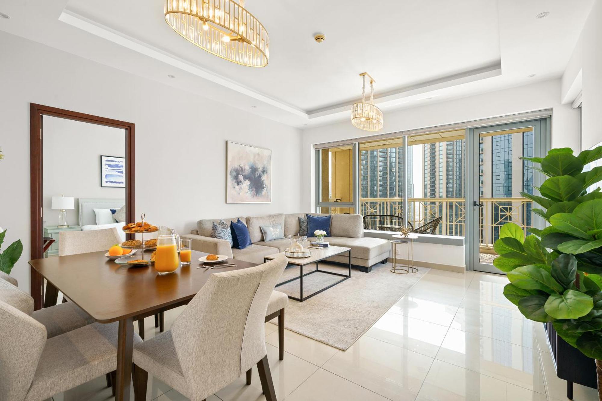 New! Luxury 3Bedroom With Spectacular Burj Views Downtown Ντουμπάι Εξωτερικό φωτογραφία
